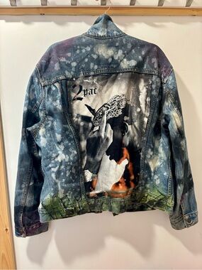 2PAC Custom Painted Levi’s Jacket